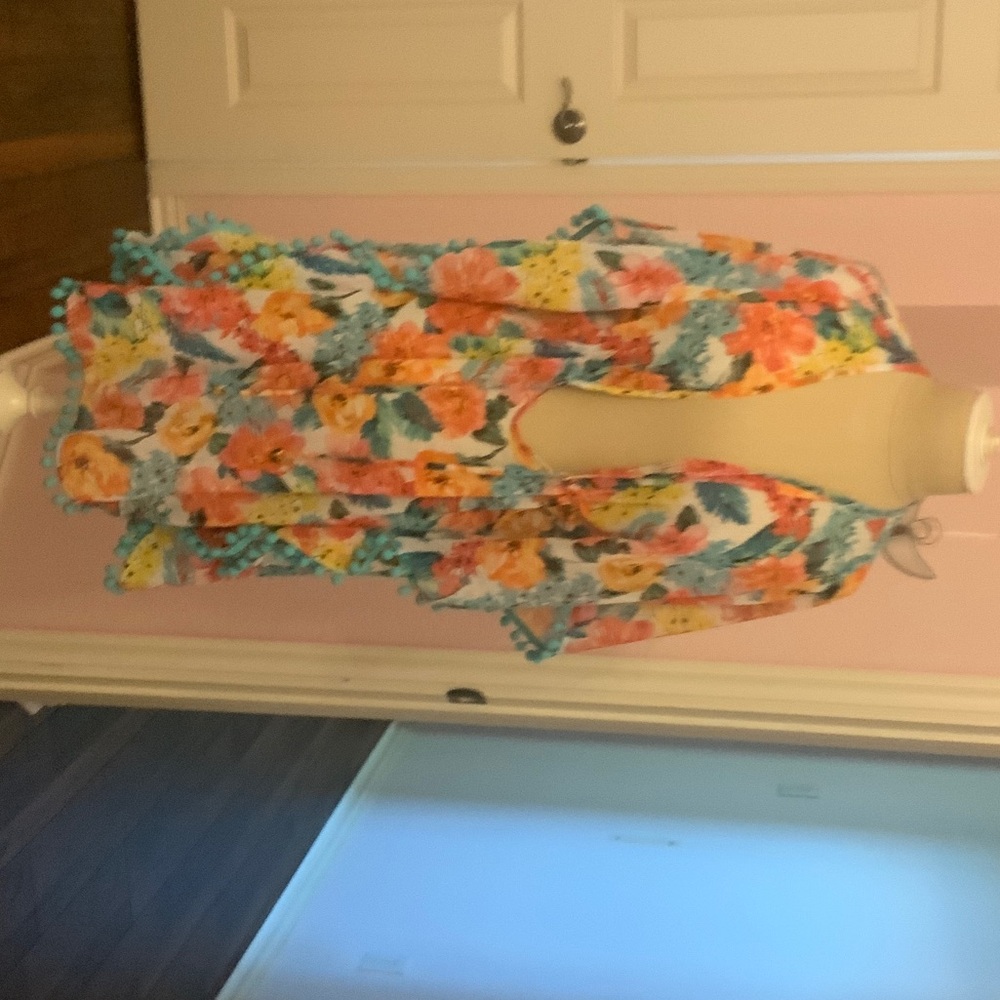 Floral Swim suit coverup